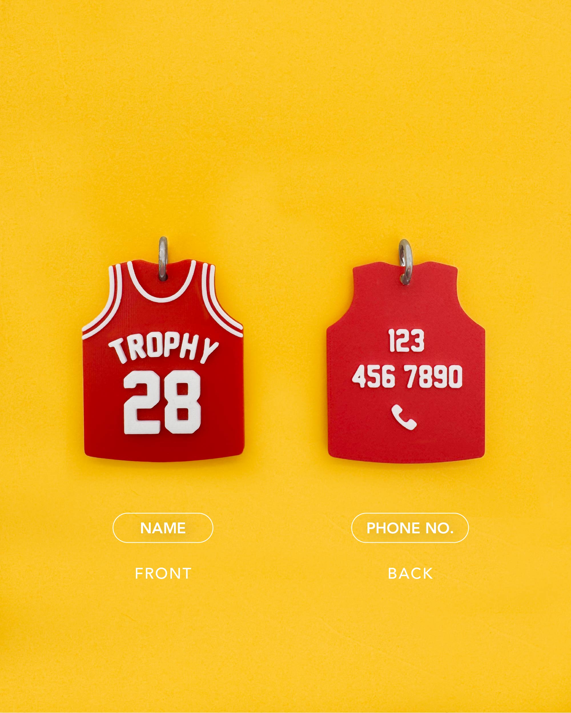 Basketball Jersey Custom Tag