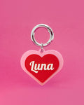 Personalise Love Heart Tag