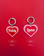 Personalise Love Heart Tag