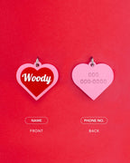 Personalise Love Heart Tag