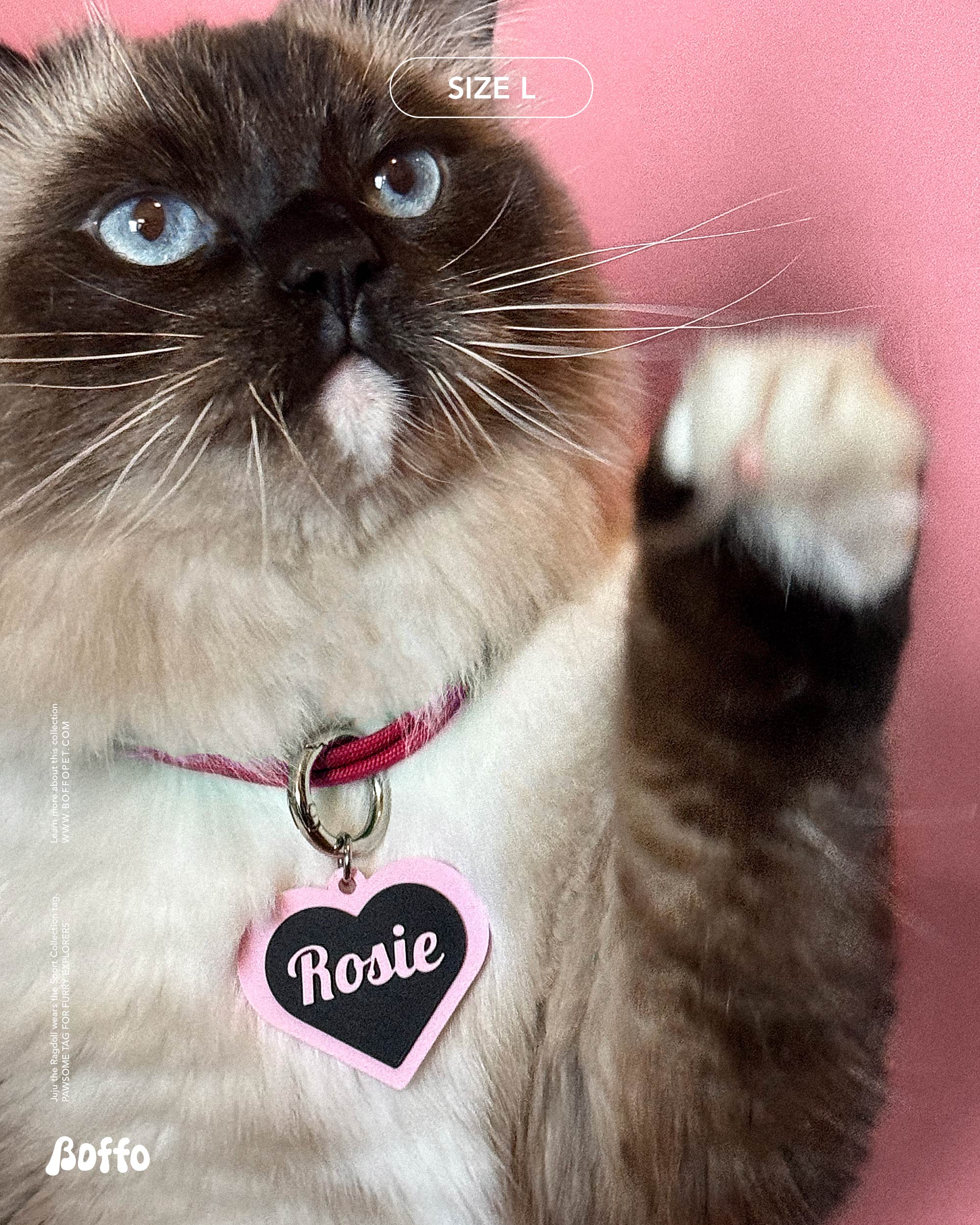 Personalise Love Heart Tag
